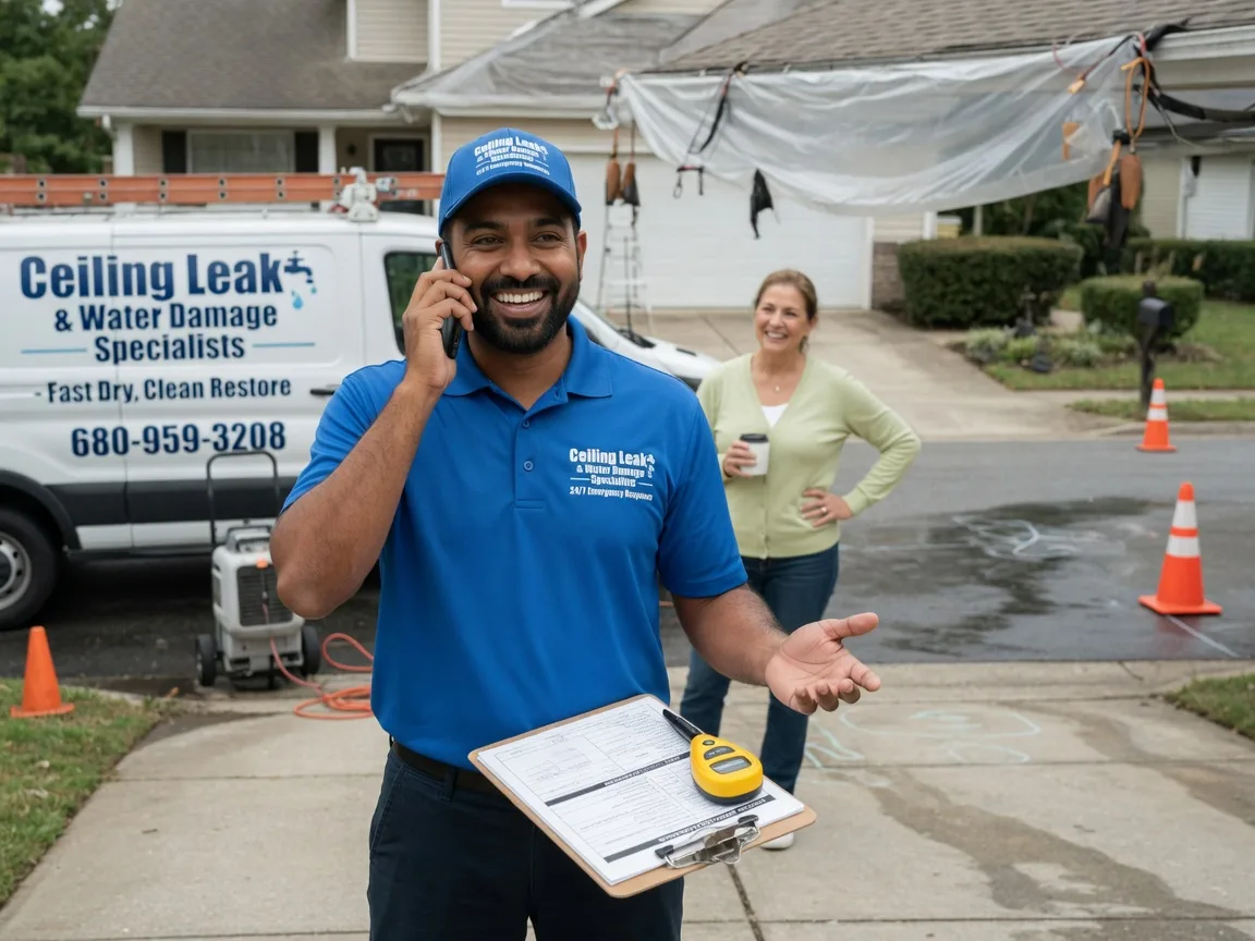 Ceiling Leak Cleanup Appomattox, VA FAQs